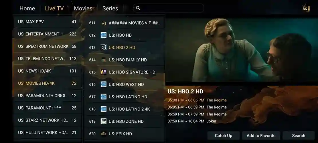 Preview 1 - Awkng TV Premium IPTV Subscription